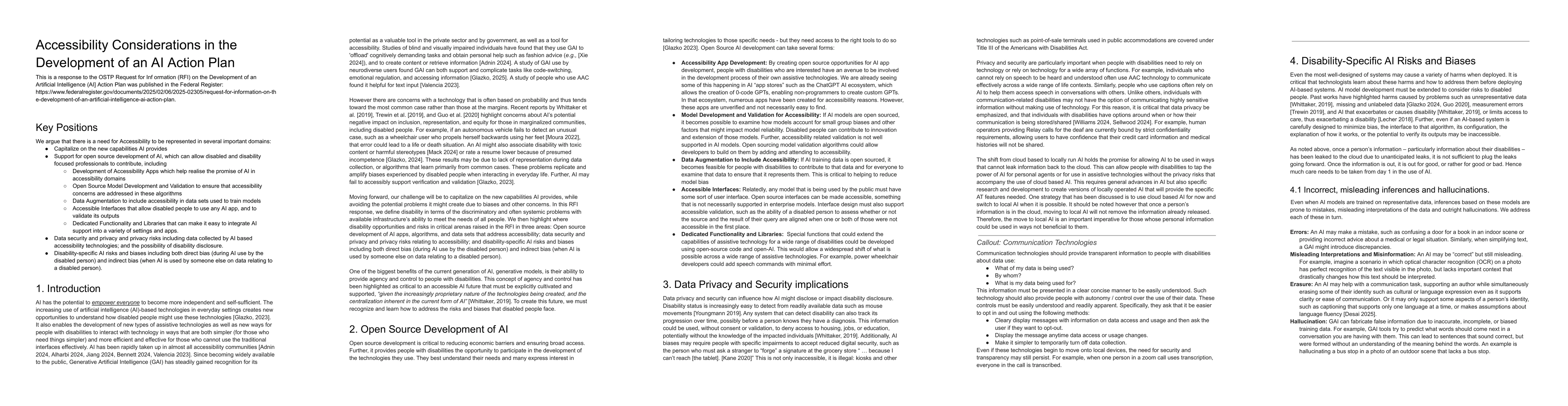 Thumbnail for Accessibility Considerations in the Development of an AI Action Plan