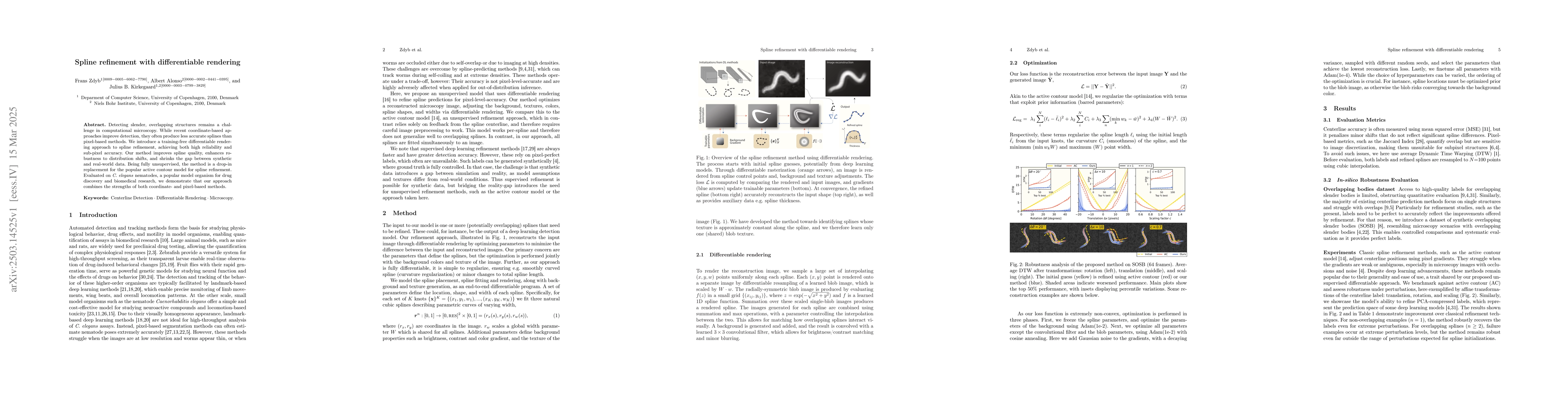 Thumbnail for Spline refinement with differentiable rendering