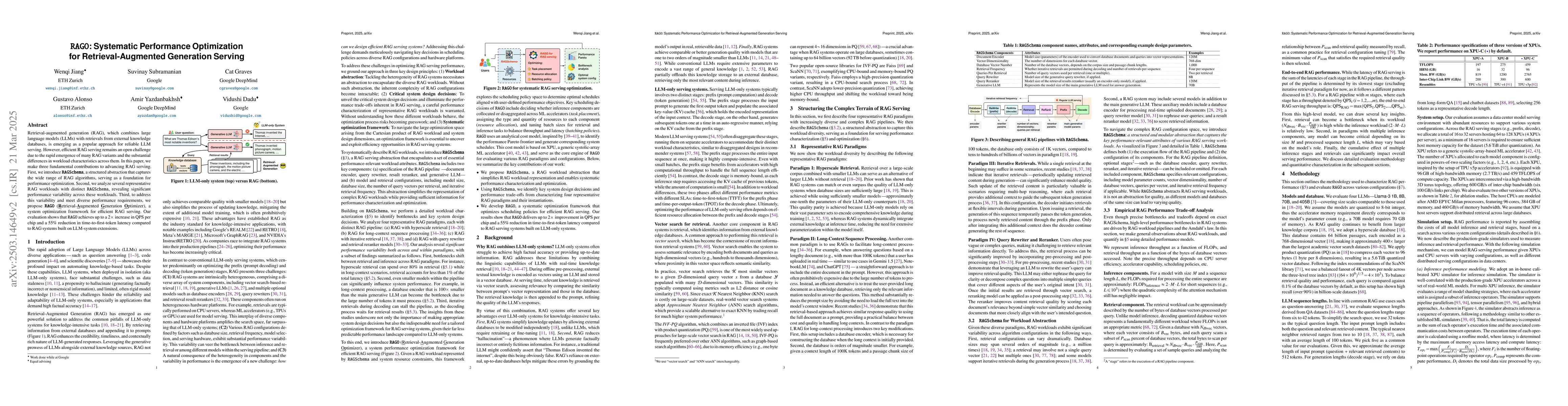 Thumbnail for RAGO: Systematic Performance Optimization for Retrieval-Augmented
  Generation Serving