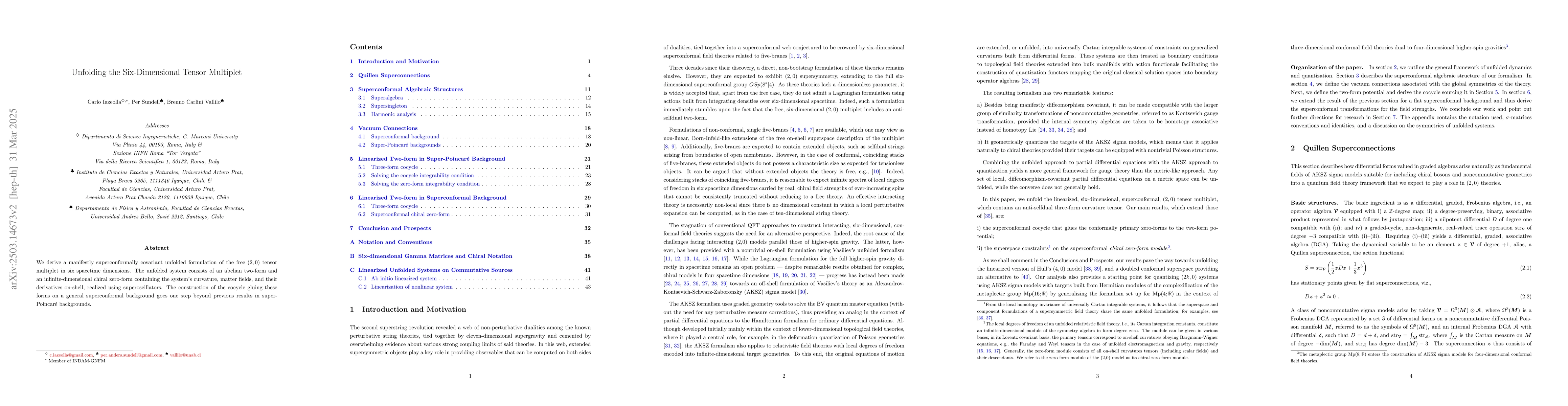Thumbnail for Unfolding the Six-Dimensional Tensor Multiplet