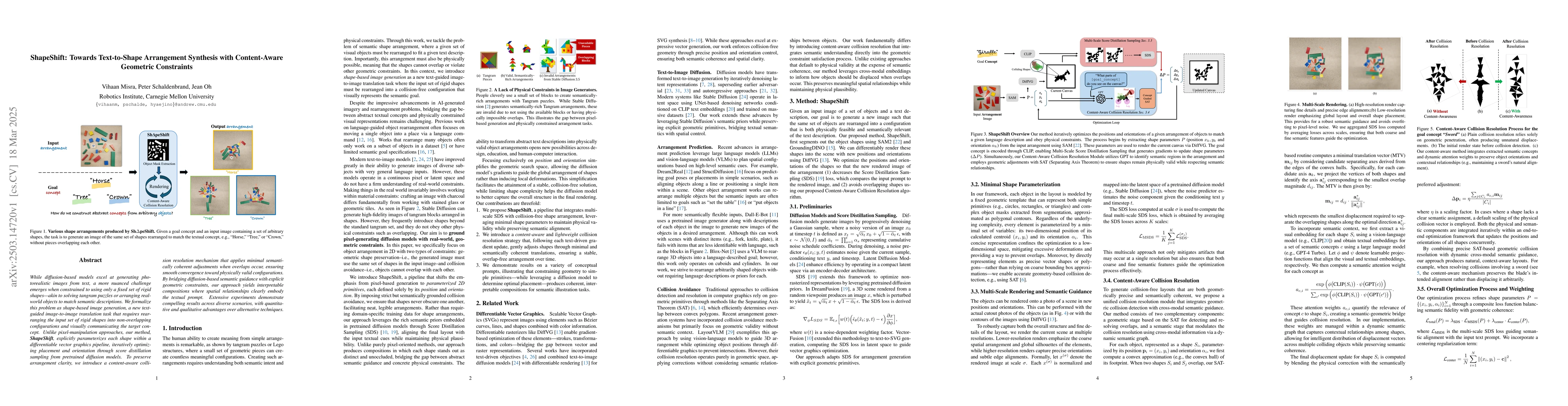 Thumbnail for ShapeShift: Towards Text-to-Shape Arrangement Synthesis with
  Content-Aware Geometric Constraints