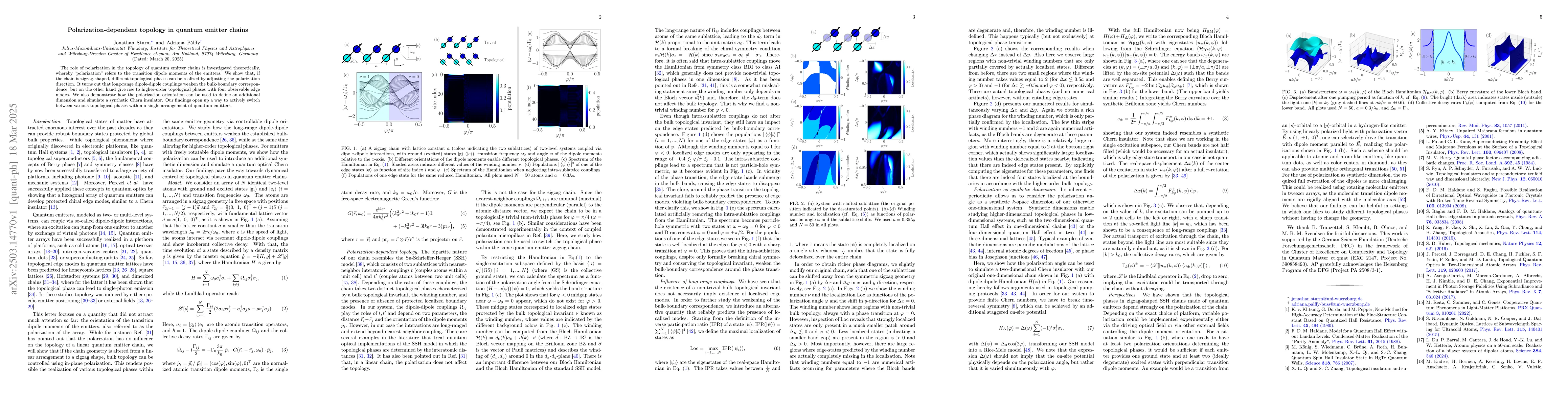 Thumbnail for Polarization-dependent topology in quantum emitter chains