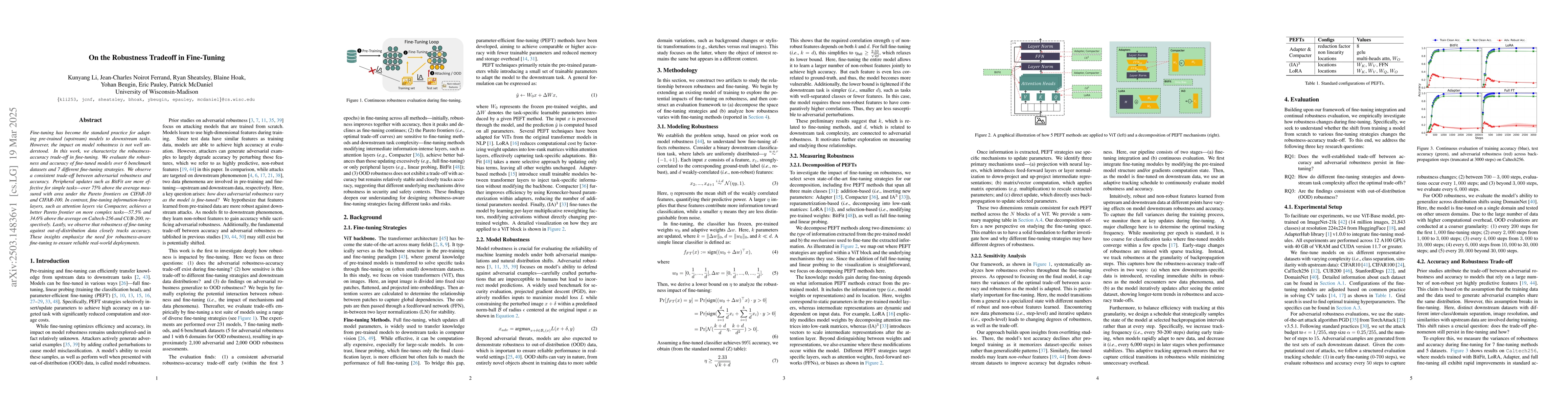 Thumbnail for On the Robustness Tradeoff in Fine-Tuning