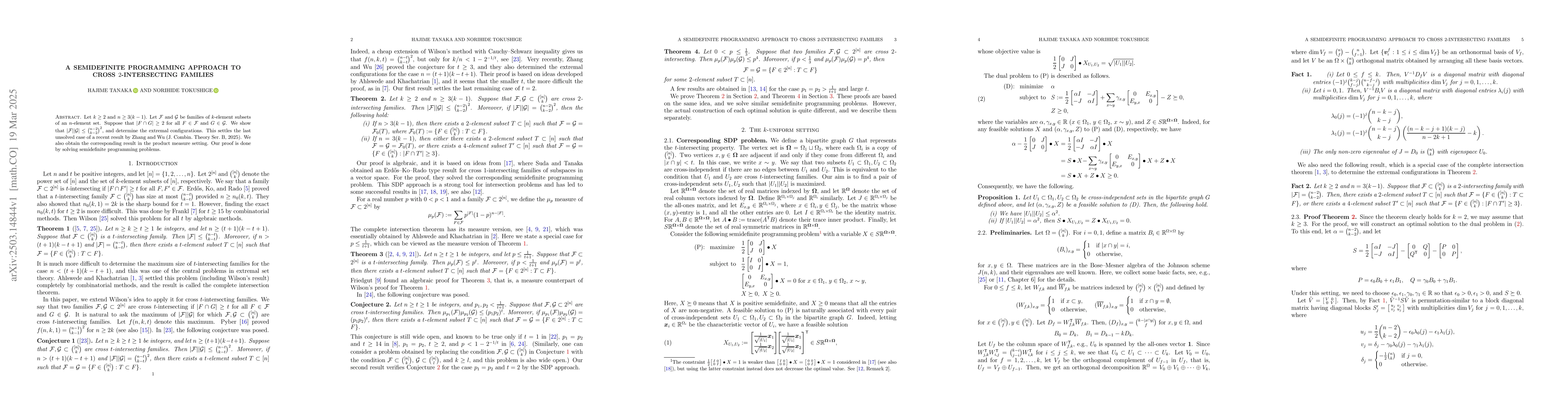 Thumbnail for A semidefinite programming approach to cross $2$-intersecting families