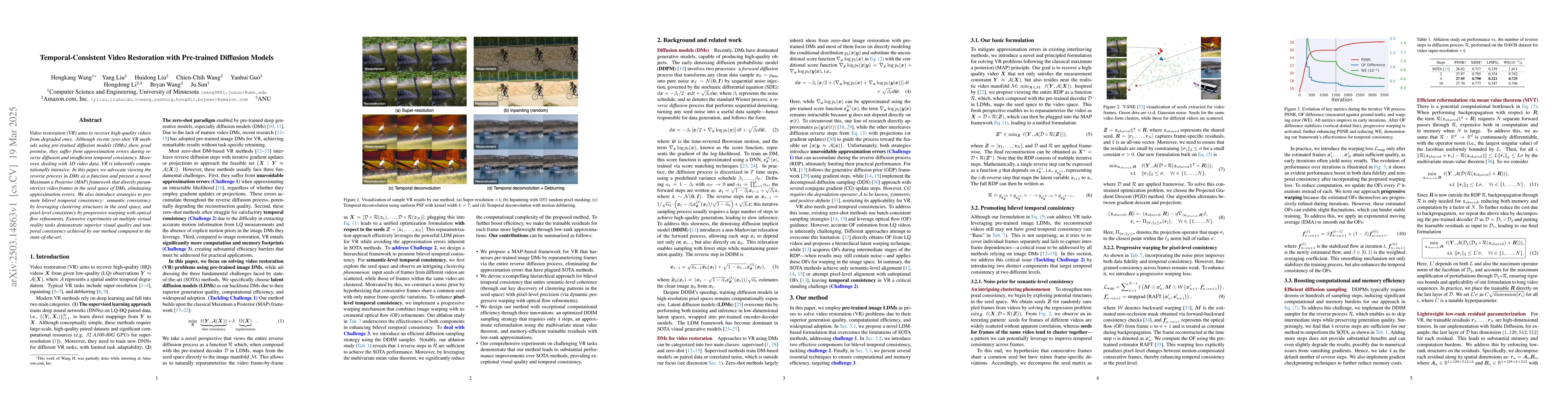 Thumbnail for Temporal-Consistent Video Restoration with Pre-trained Diffusion Models