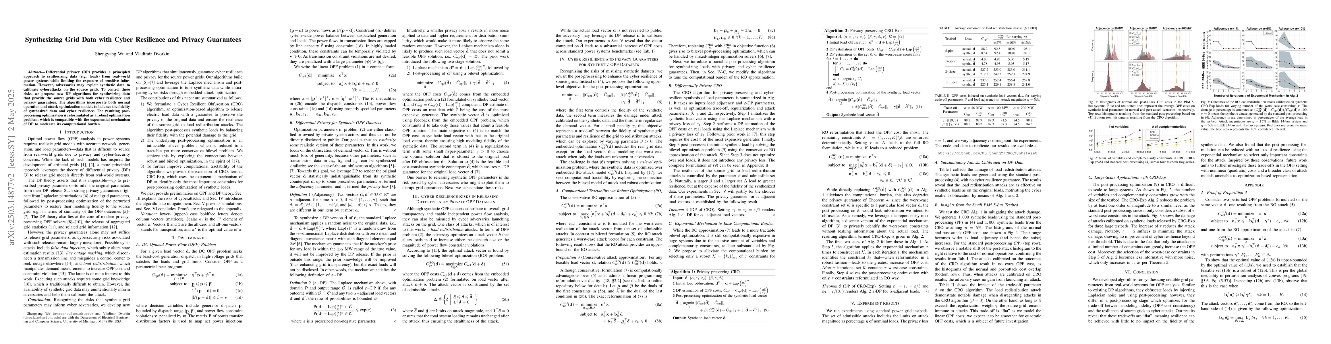 Thumbnail for Synthesizing Grid Data with Cyber Resilience and Privacy Guarantees