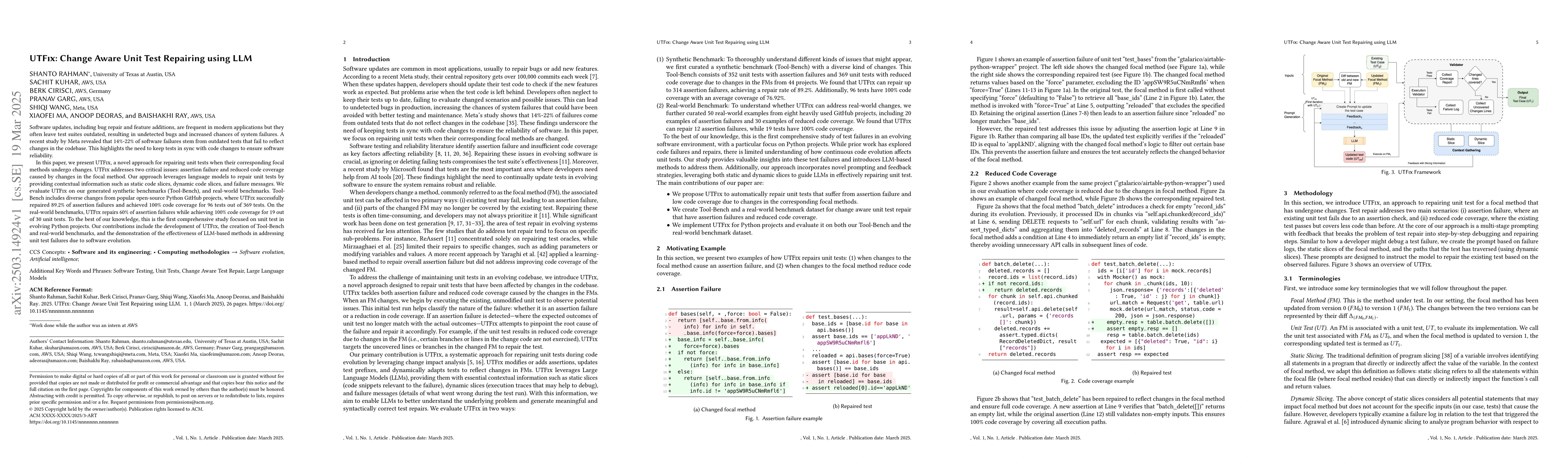 Thumbnail for UTFix: Change Aware Unit Test Repairing using LLM