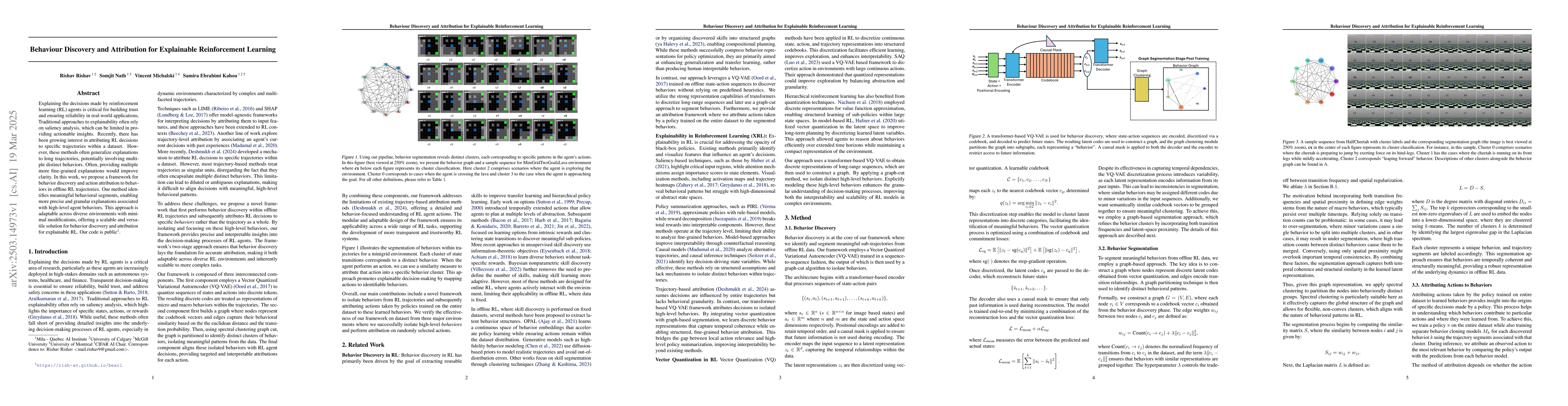 Thumbnail for Behaviour Discovery and Attribution for Explainable Reinforcement
  Learning