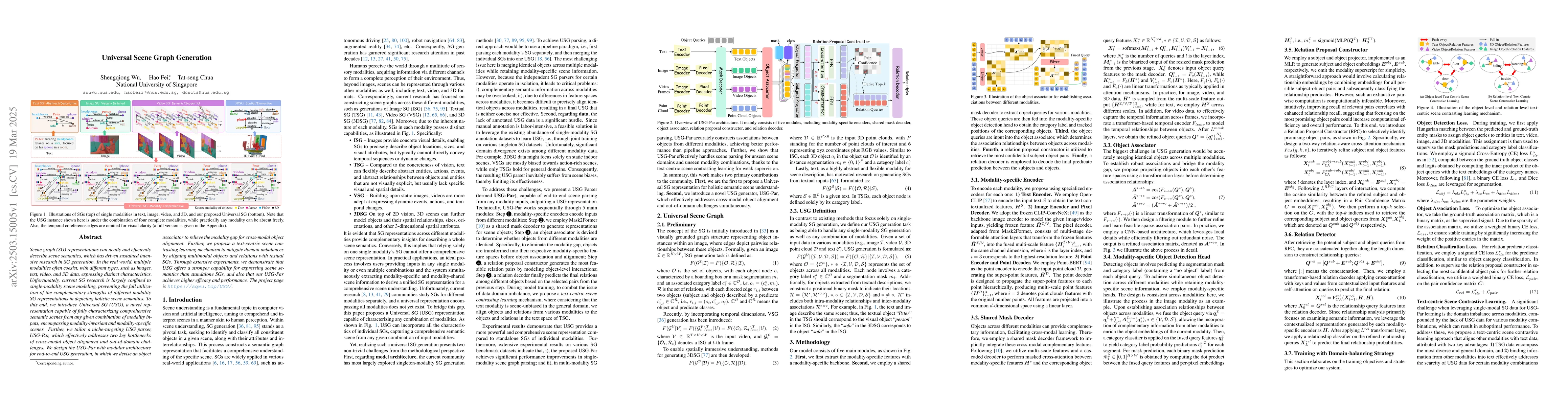Thumbnail for Universal Scene Graph Generation