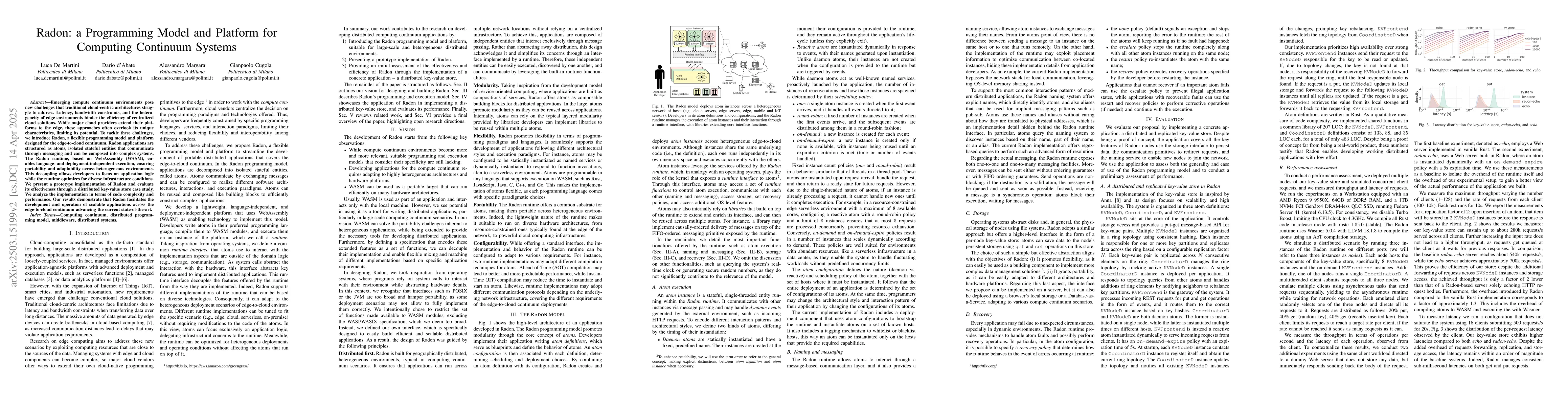 Thumbnail for Radon: a Programming Model and Platform for Computing Continuum Systems