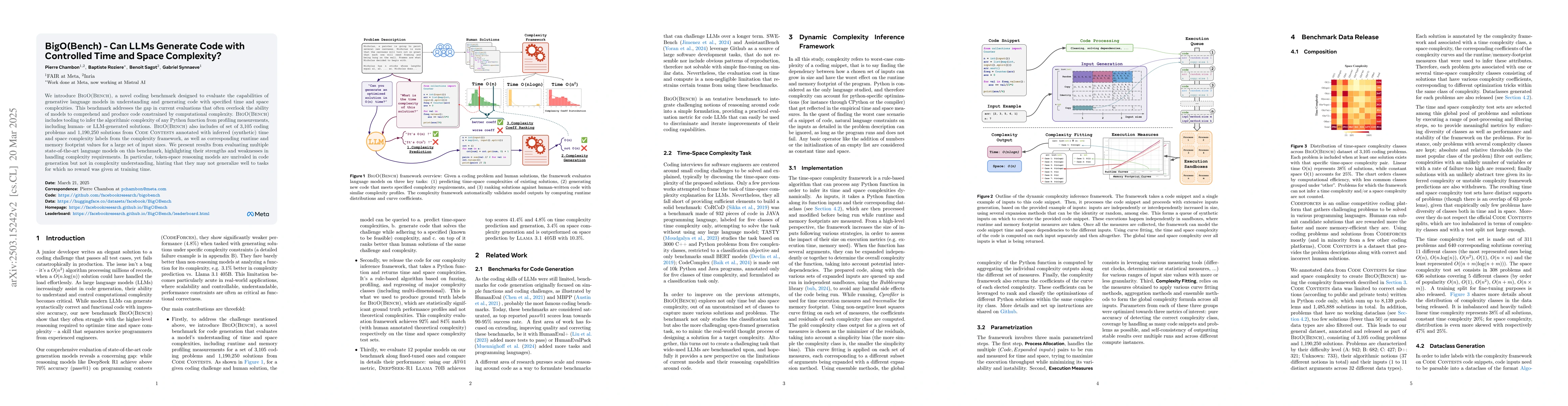 Thumbnail for BigO(Bench) -- Can LLMs Generate Code with Controlled Time and Space
  Complexity?
