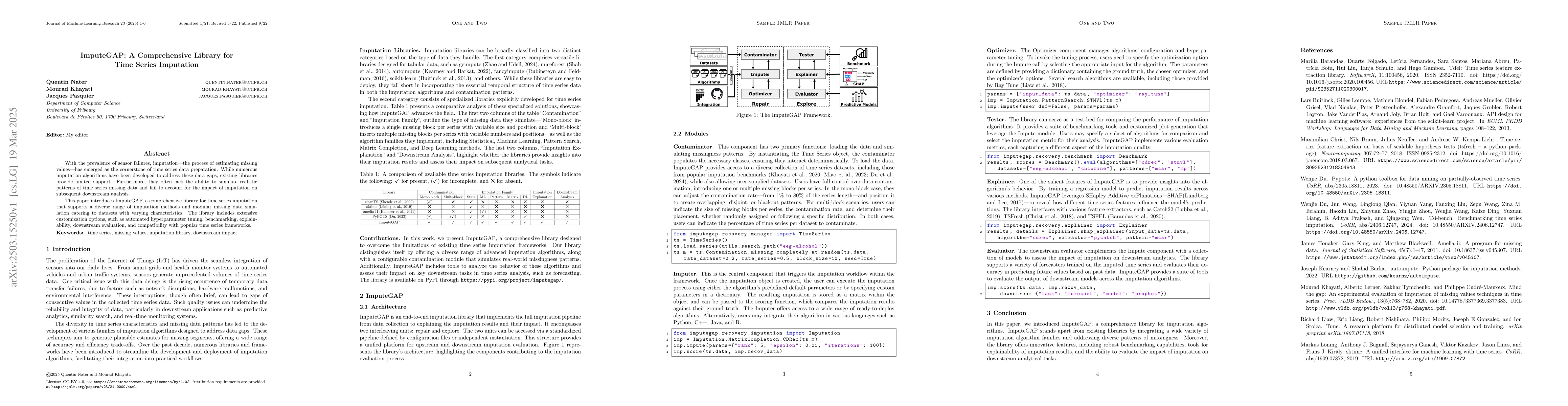 Thumbnail for ImputeGAP: A Comprehensive Library for Time Series Imputation