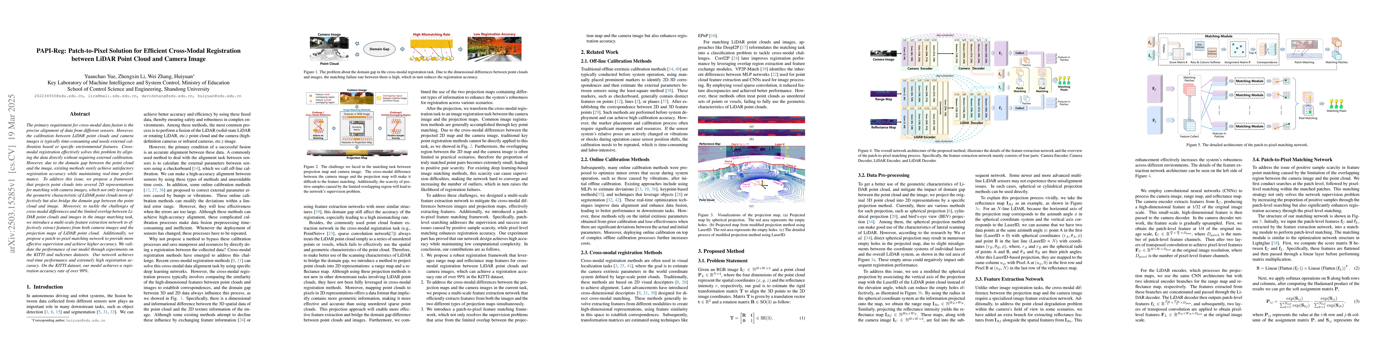 Thumbnail for PAPI-Reg: Patch-to-Pixel Solution for Efficient Cross-Modal Registration
  between LiDAR Point Cloud and Camera Image