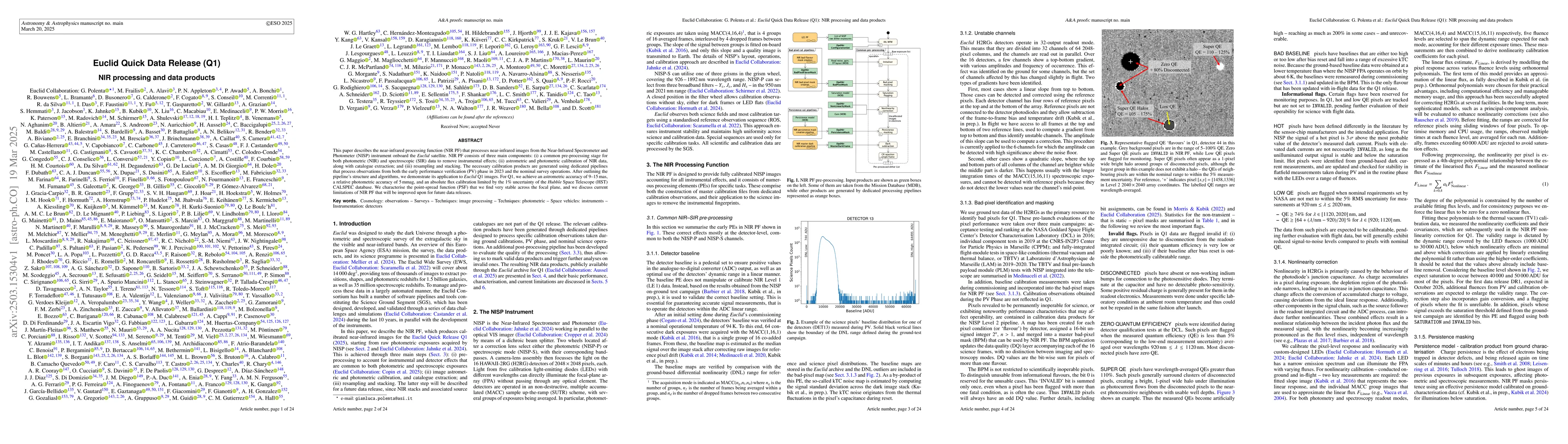 Thumbnail for Euclid Quick Data Release (Q1). NIR processing and data products