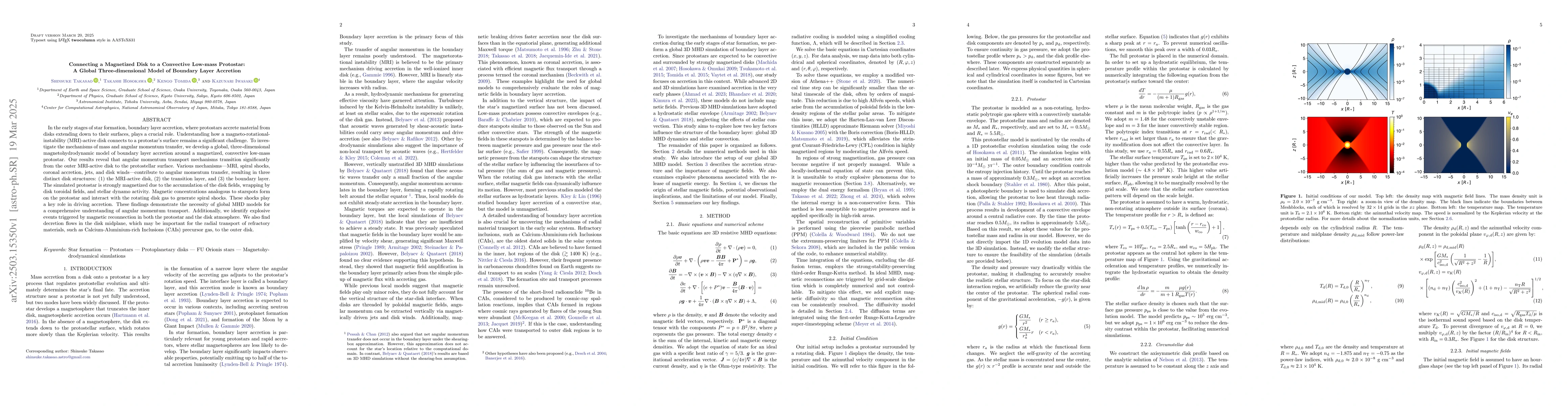 Thumbnail for Connecting a Magnetized Disk to a Convective Low-mass Protostar: A
  Global Three-dimensional Model of Boundary Layer Accretion