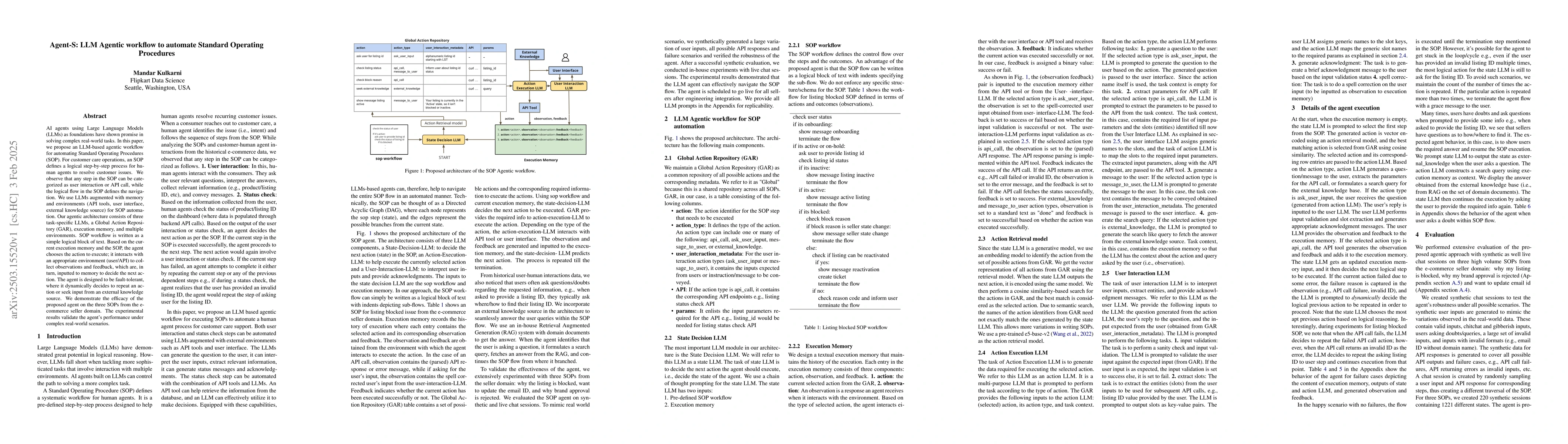 Thumbnail for Agent-S: LLM Agentic workflow to automate Standard Operating Procedures
