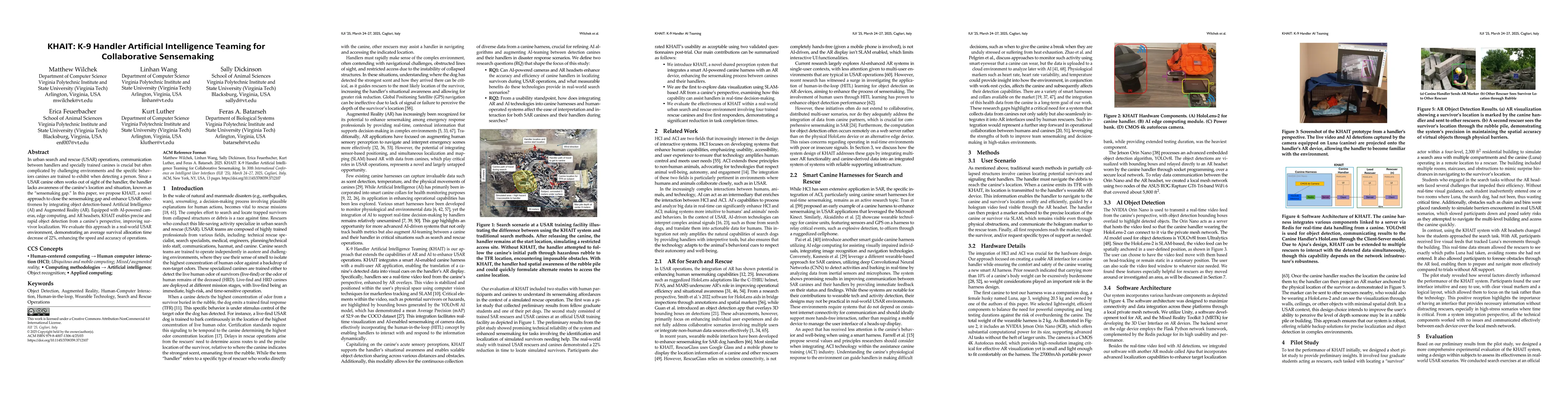 Thumbnail for KHAIT: K-9 Handler Artificial Intelligence Teaming for Collaborative
  Sensemaking