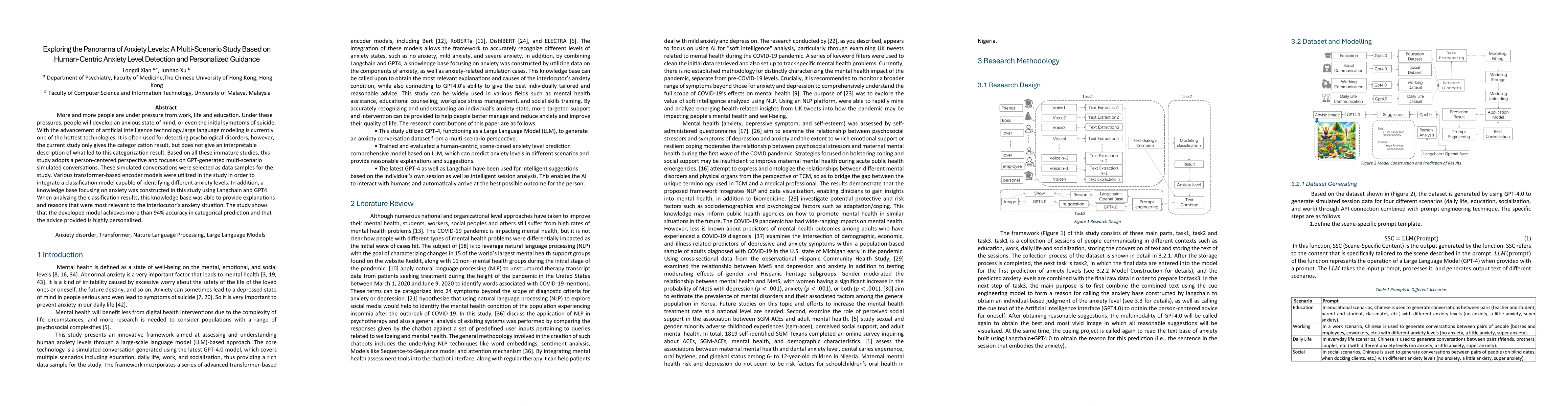 Thumbnail for Exploring the Panorama of Anxiety Levels: A Multi-Scenario Study Based
  on Human-Centric Anxiety Level Detection and Personalized Guidance