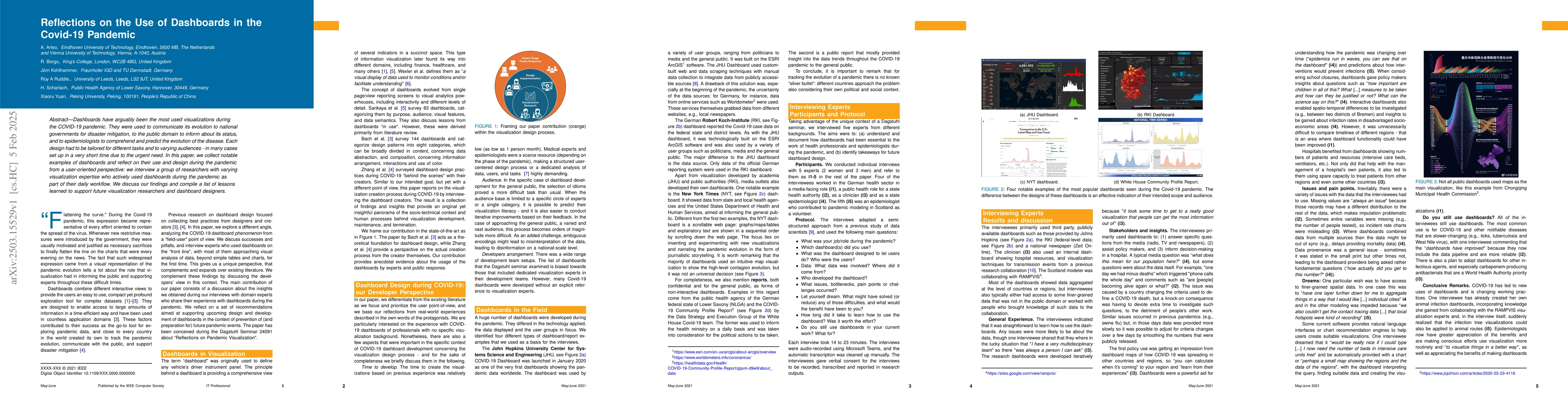 Thumbnail for Reflections on the Use of Dashboards in the Covid-19 Pandemic