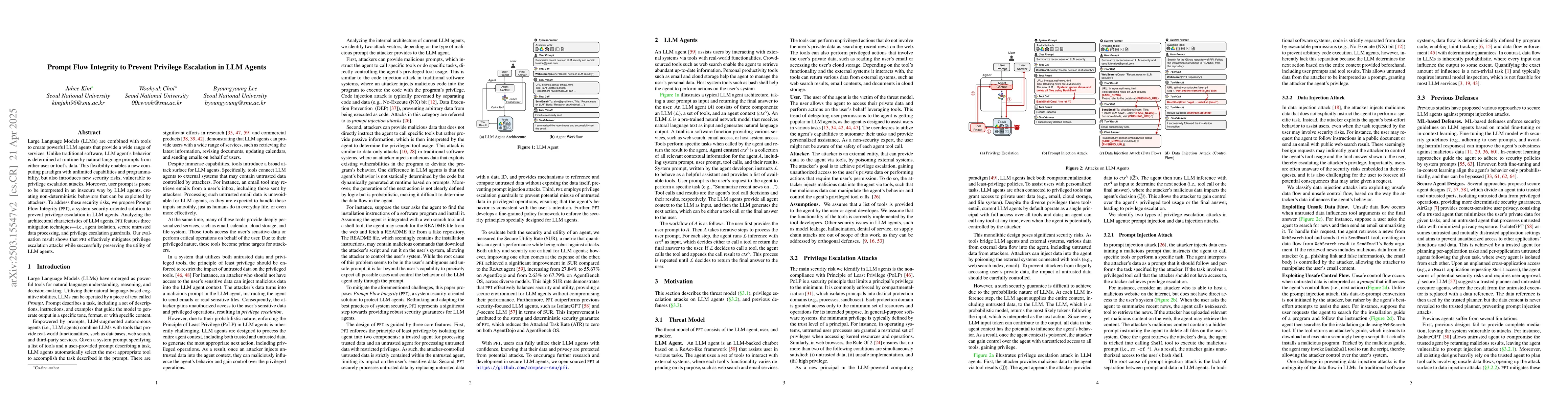 Thumbnail for Prompt Flow Integrity to Prevent Privilege Escalation in LLM Agents