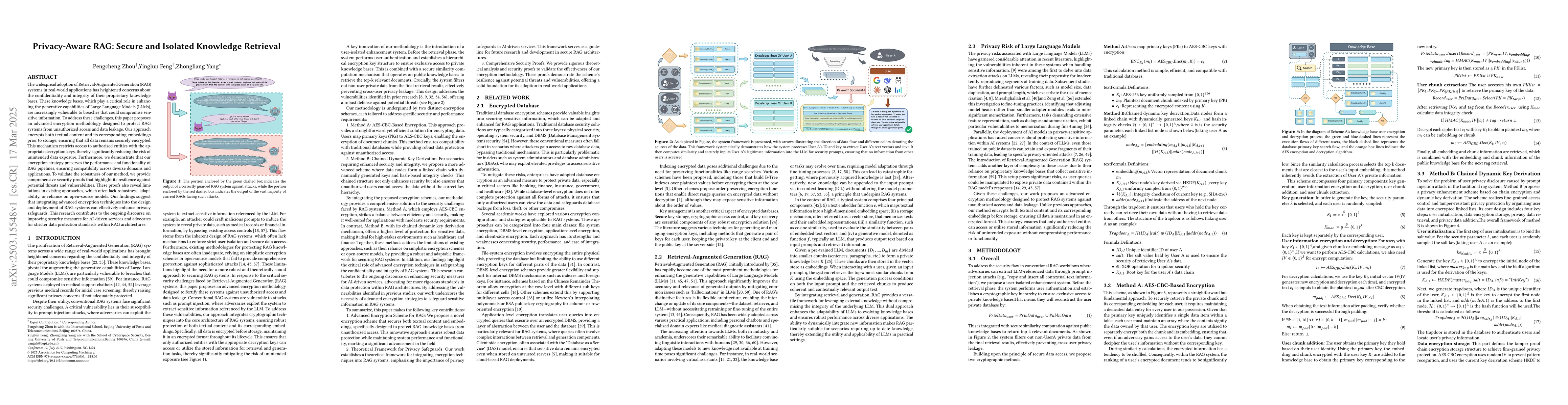 Thumbnail for Privacy-Aware RAG: Secure and Isolated Knowledge Retrieval