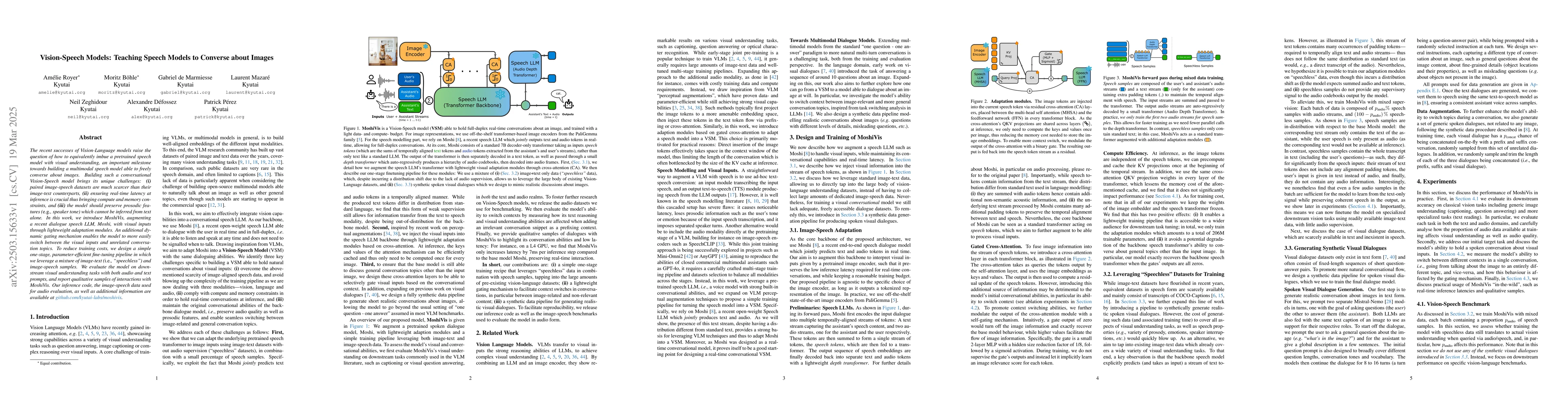 Thumbnail for Vision-Speech Models: Teaching Speech Models to Converse about Images