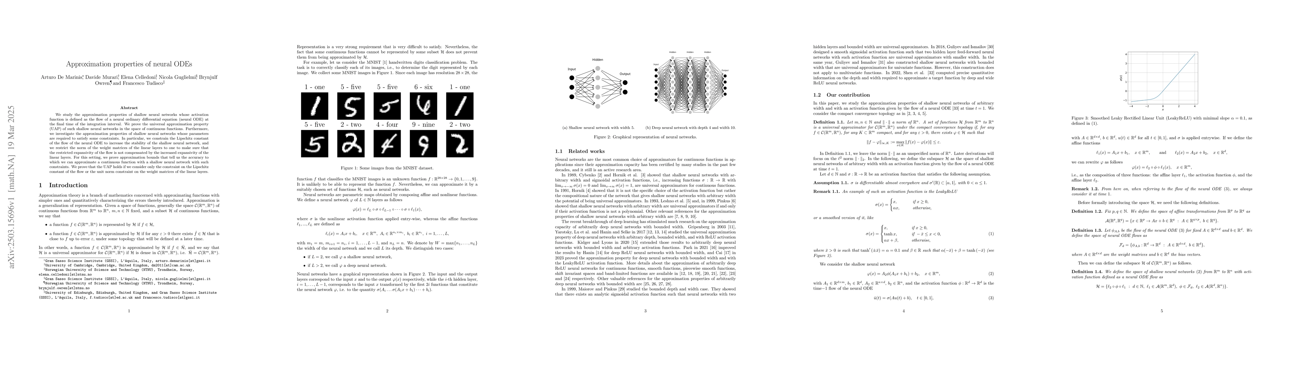 Thumbnail for Approximation properties of neural ODEs