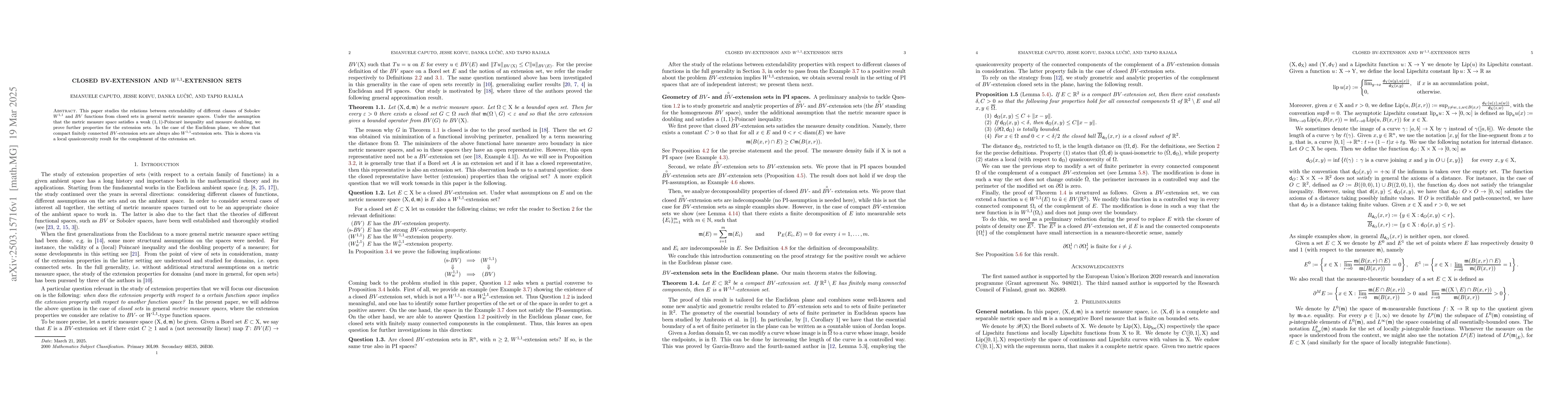 Thumbnail for Closed BV-extension and $W^{1,1}$-extension sets
