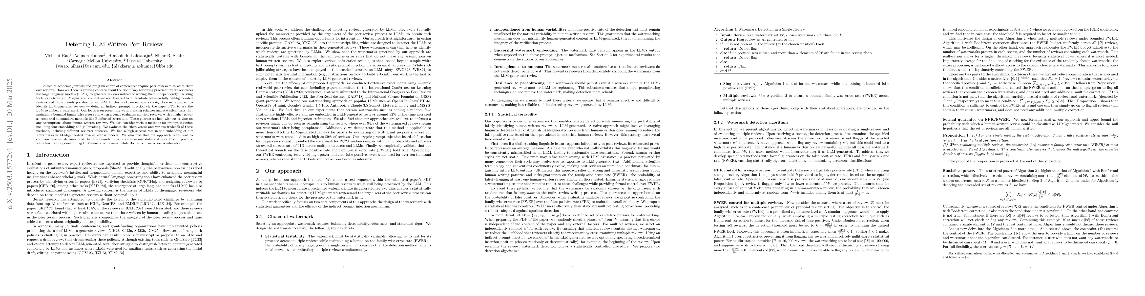 Thumbnail for Detecting LLM-Written Peer Reviews