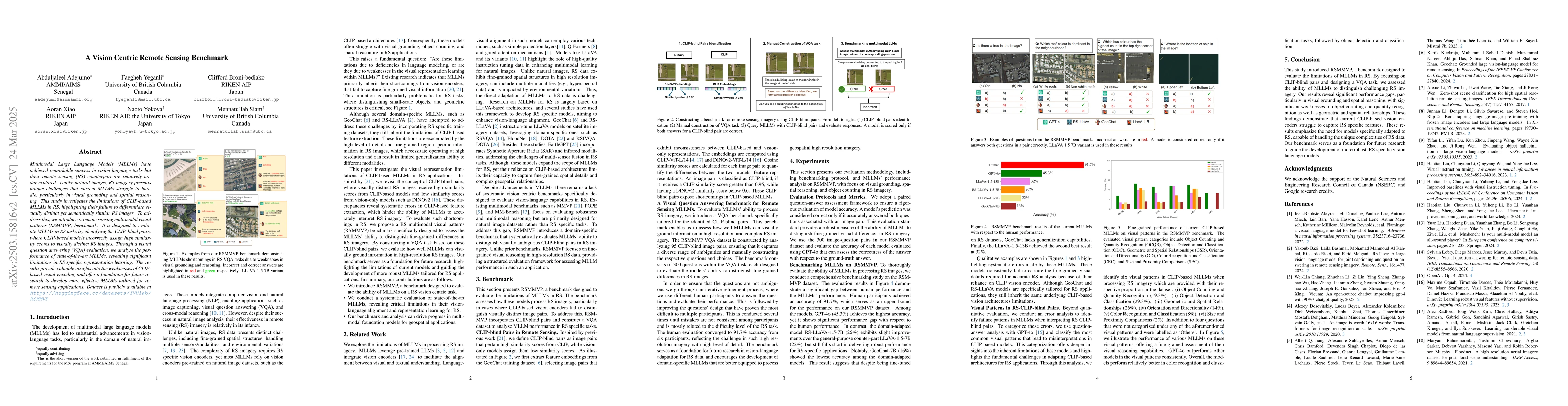 Thumbnail for A Vision Centric Remote Sensing Benchmark