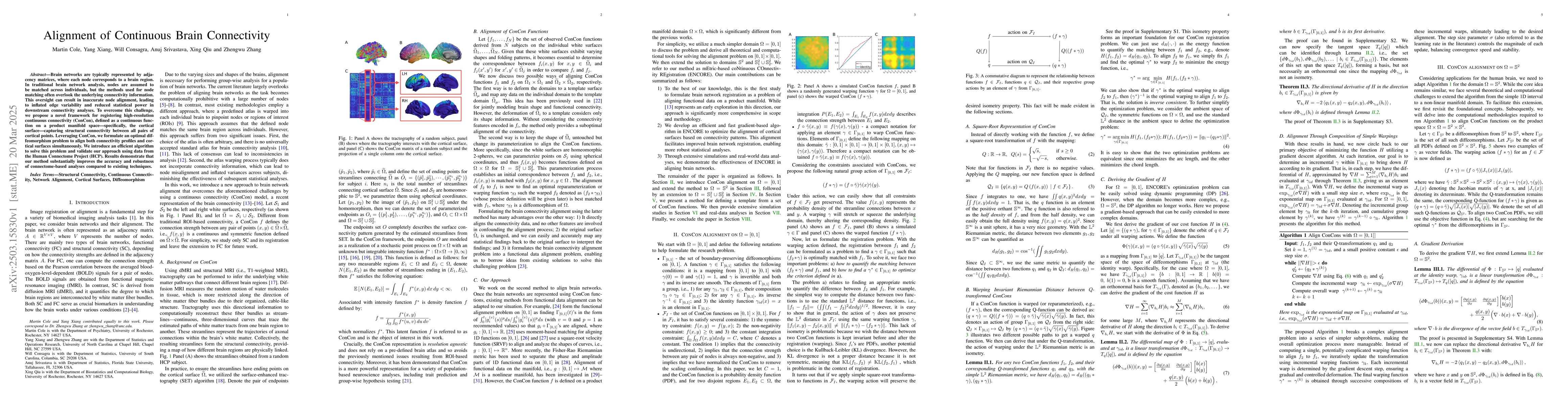 Thumbnail for Alignment of Continuous Brain Connectivity