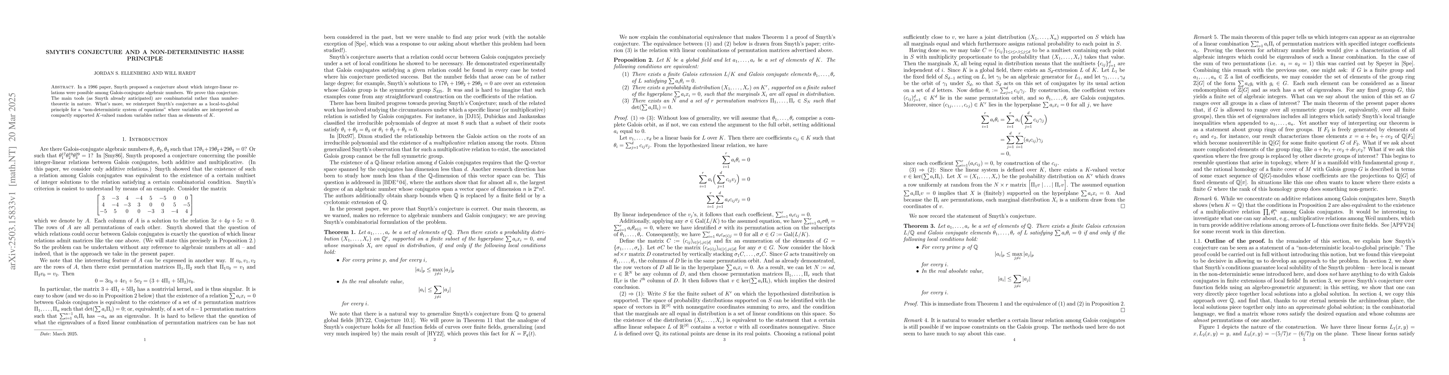 Thumbnail for Smyth's conjecture and a non-deterministic Hasse principle