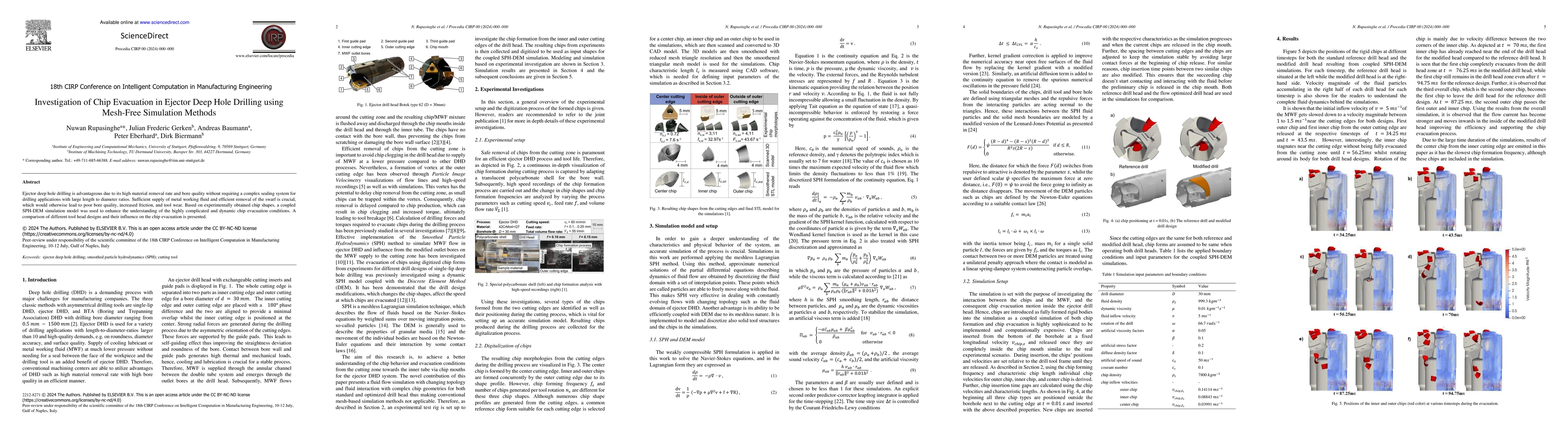 Thumbnail for Investigation of Chip Evacuation in Ejector Deep Hole Drilling using
  Mesh-Free Simulation Methods