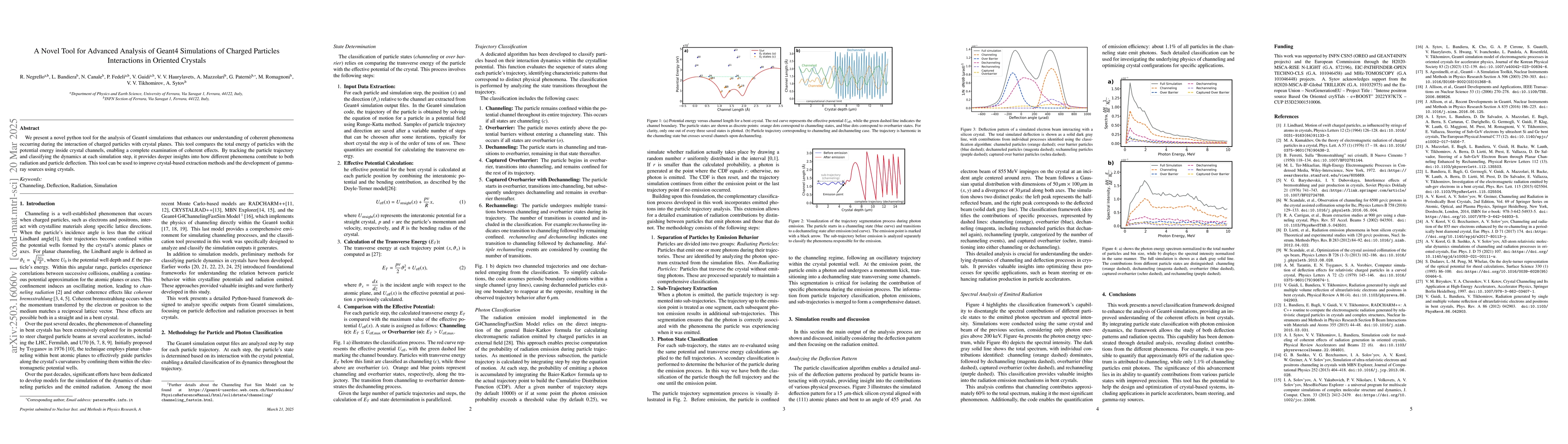 Thumbnail for A Novel Tool for Advanced Analysis of Geant4 Simulations of Charged
  Particles Interactions in Oriented Crystals