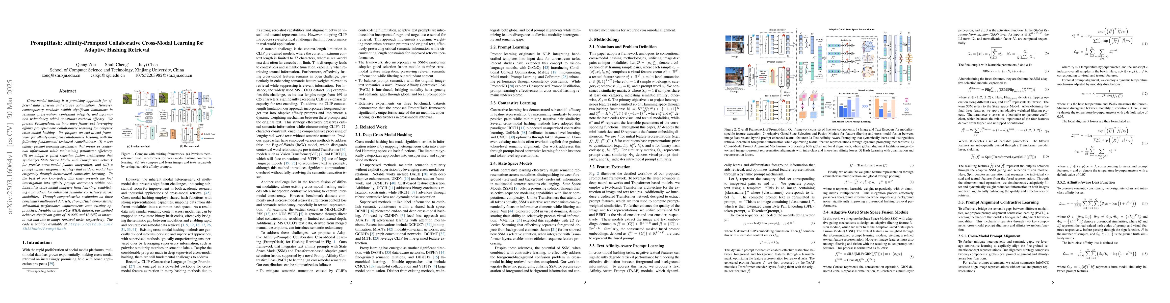 Thumbnail for PromptHash: Affinity-Prompted Collaborative Cross-Modal Learning for
  Adaptive Hashing Retrieval