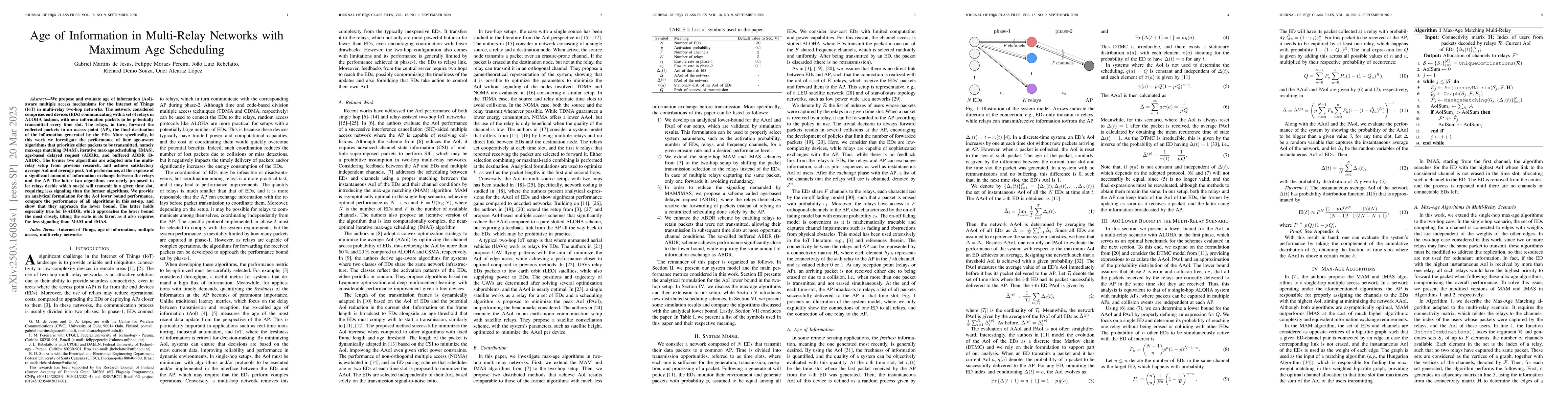 Thumbnail for Age of Information in Multi-Relay Networks with Maximum Age Scheduling