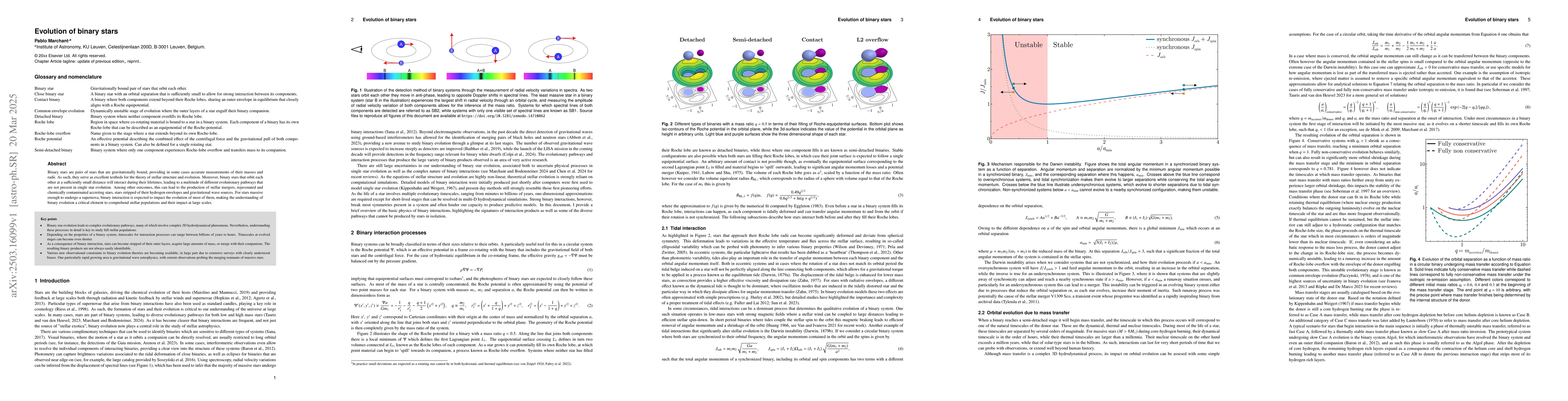 Thumbnail for Evolution of binary stars