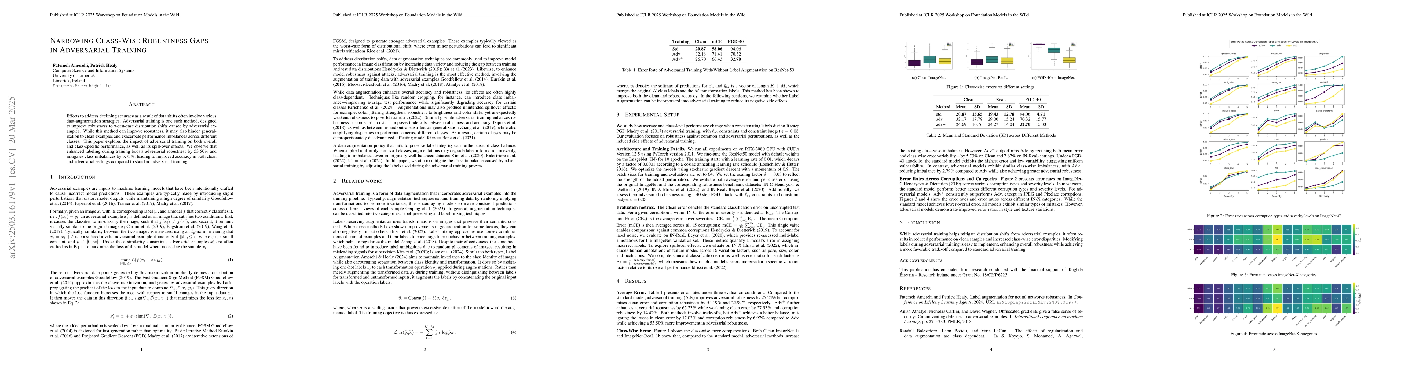 Thumbnail for Narrowing Class-Wise Robustness Gaps in Adversarial Training