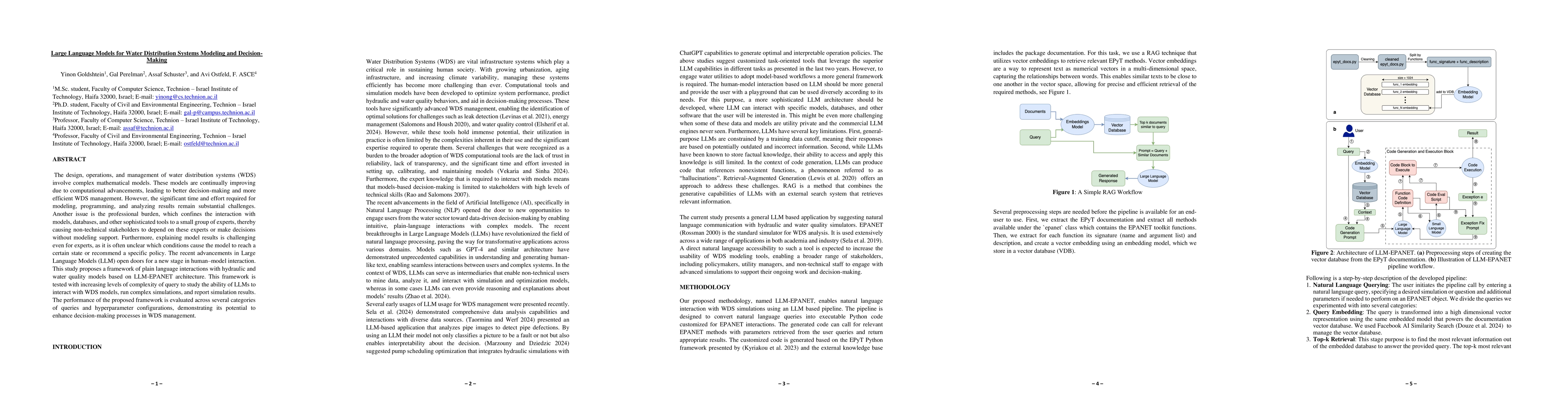 Thumbnail for Large Language Models for Water Distribution Systems Modeling and
  Decision-Making