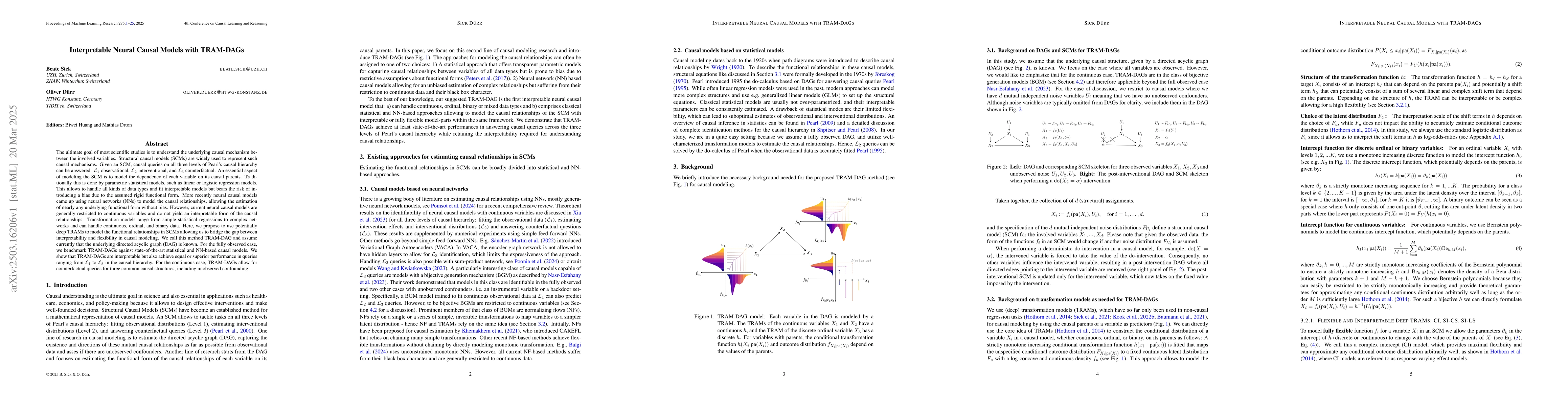 Thumbnail for Interpretable Neural Causal Models with TRAM-DAGs