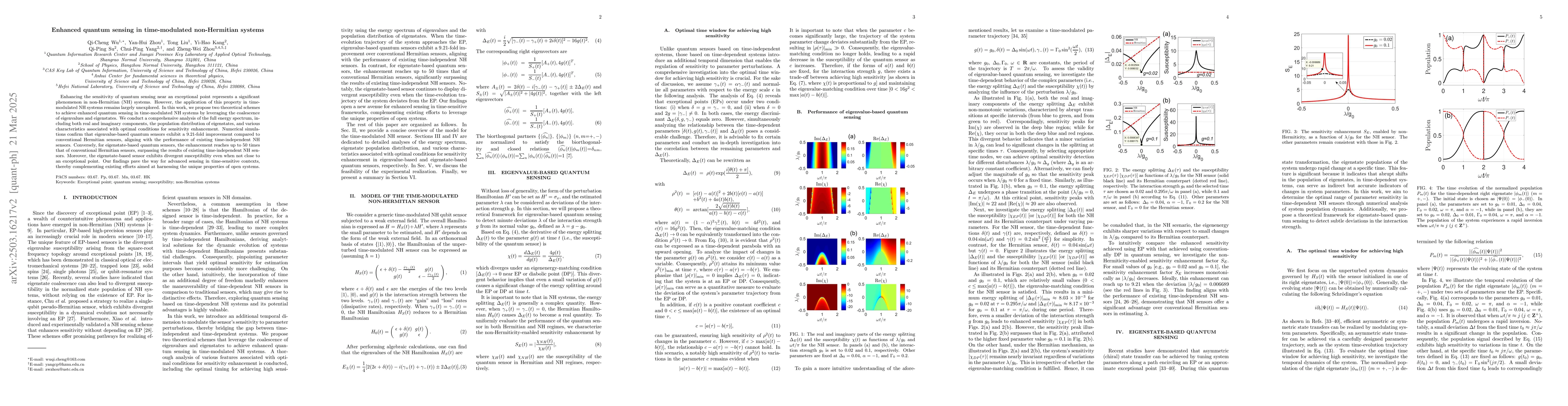 Thumbnail for Enhanced quantum sensing in time-modulated non-Hermitian systems