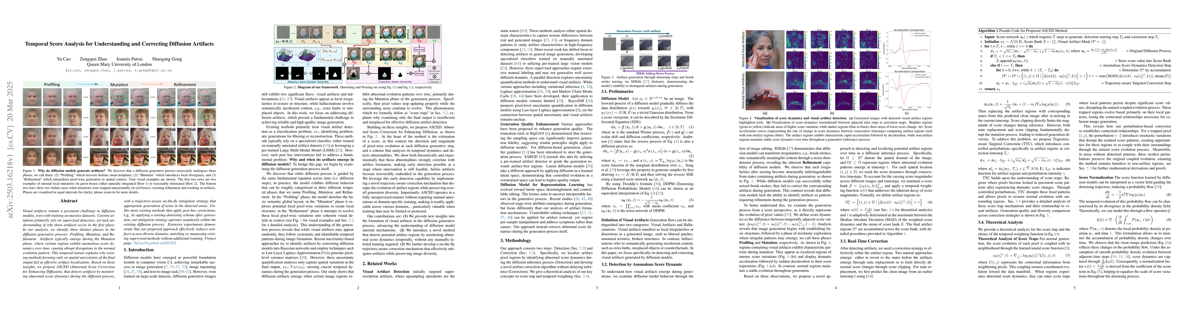 Thumbnail for Temporal Score Analysis for Understanding and Correcting Diffusion
  Artifacts