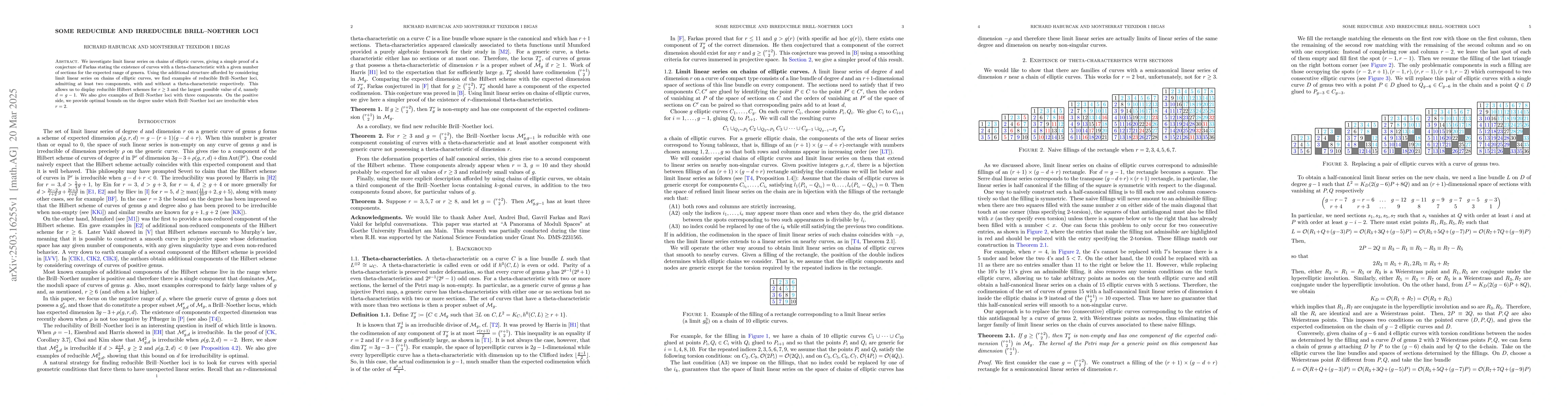 Thumbnail for Some reducible and irreducible Brill-Noether loci