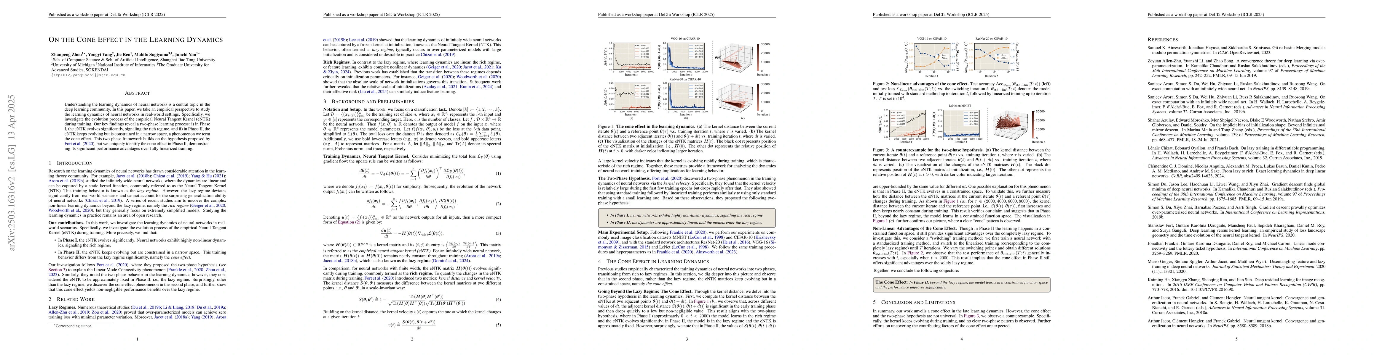 Thumbnail for On the Cone Effect in the Learning Dynamics