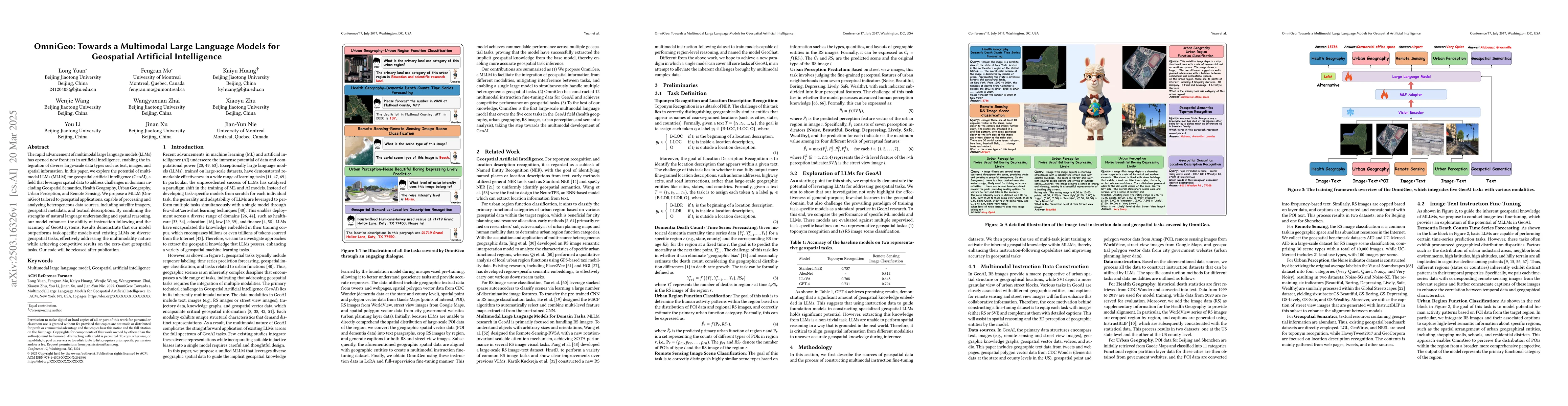 Thumbnail for OmniGeo: Towards a Multimodal Large Language Models for Geospatial
  Artificial Intelligence