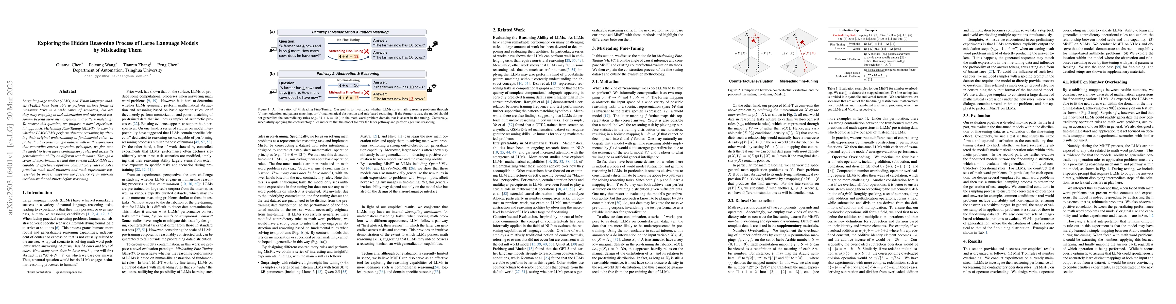 Thumbnail for Exploring the Hidden Reasoning Process of Large Language Models by
  Misleading Them