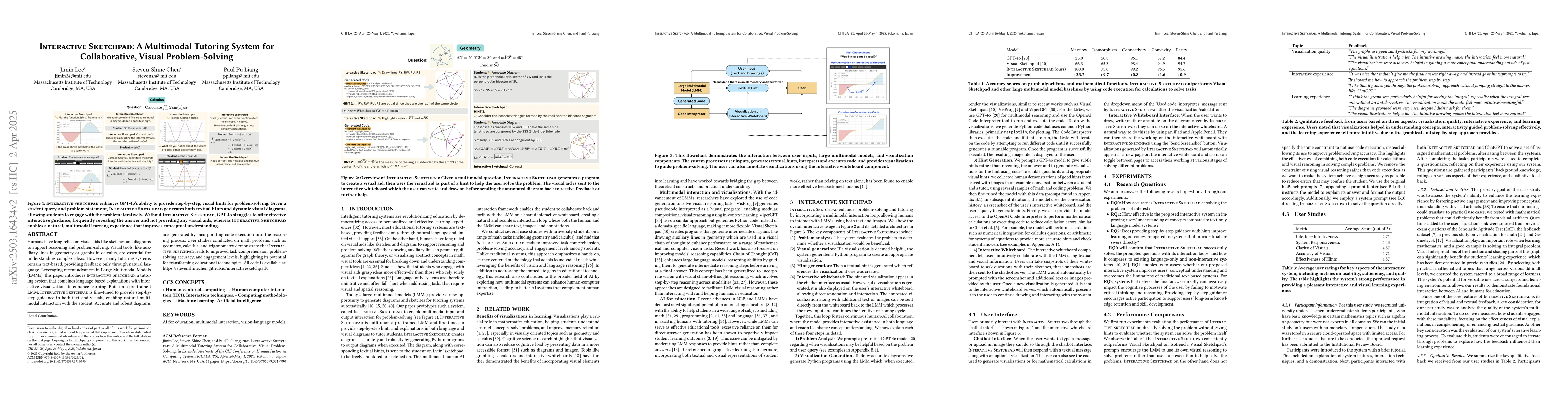 Thumbnail for Interactive Sketchpad: An Interactive Multimodal System for
  Collaborative, Visual Problem-Solving