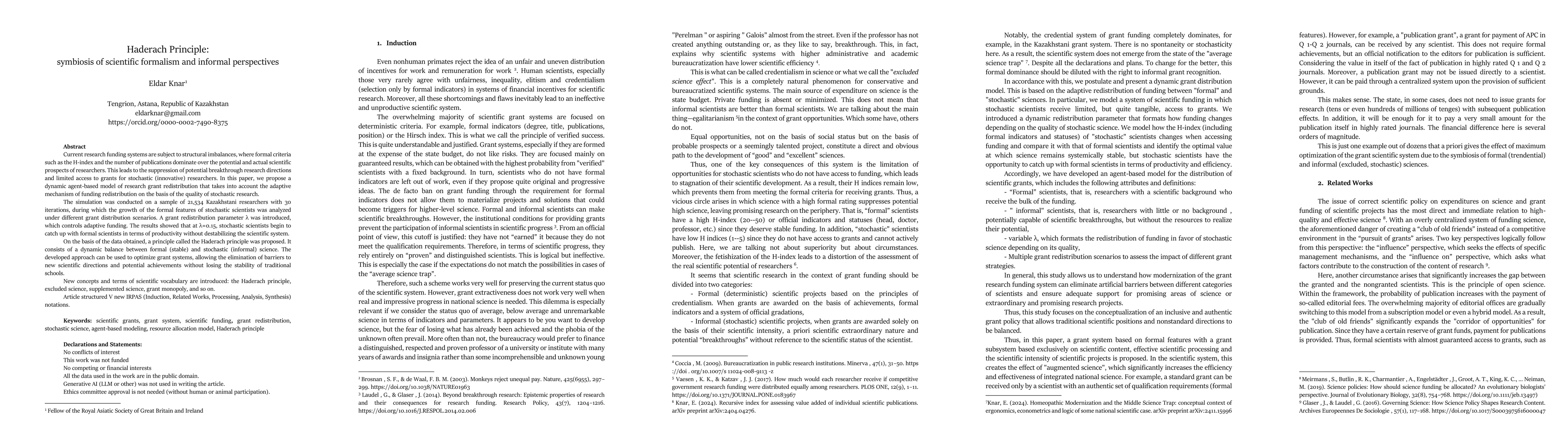 Thumbnail for Haderach Principle: symbiosis of scientific formalism and informal
  perspectives