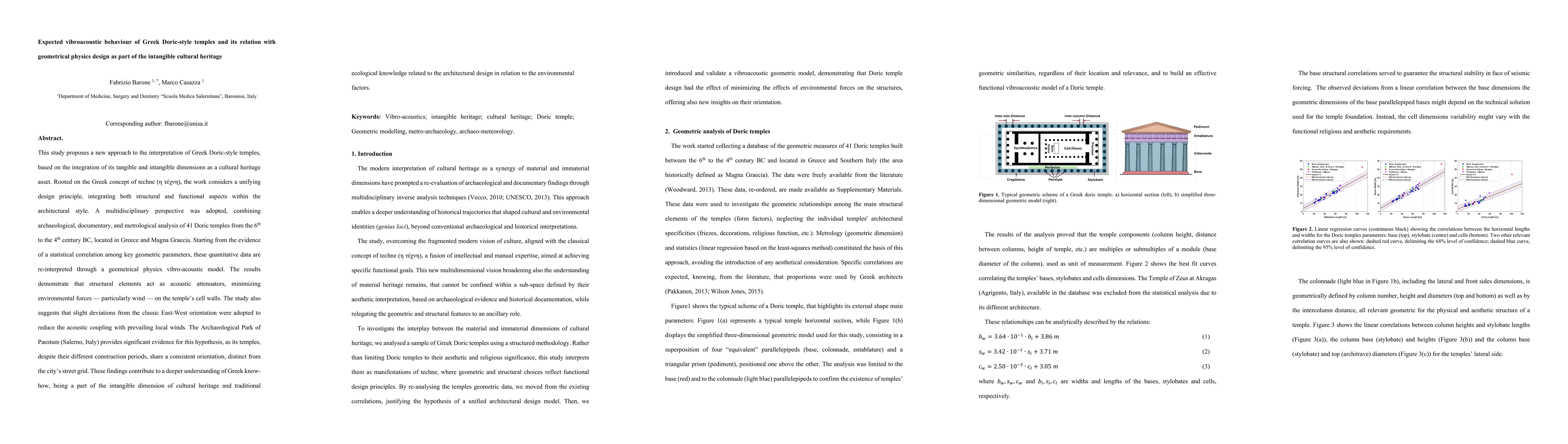 Thumbnail for Expected vibroacoustic behaviour of Greek Doric-style temples and its
  relation with geometrical physics design as part of the intangible cultural
  heritage