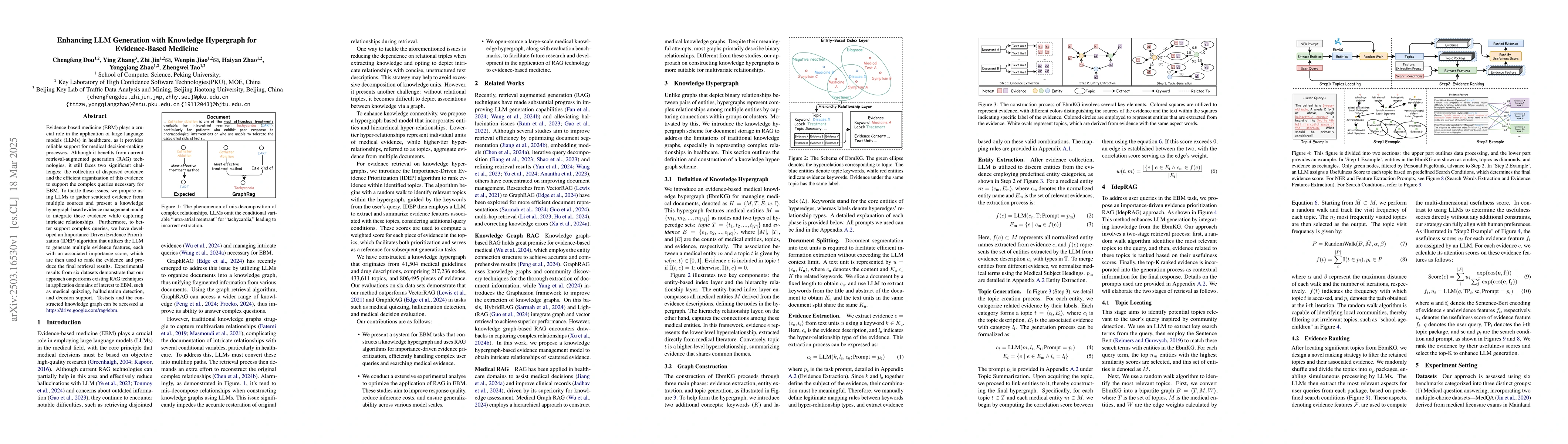 Thumbnail for Enhancing LLM Generation with Knowledge Hypergraph for Evidence-Based
  Medicine